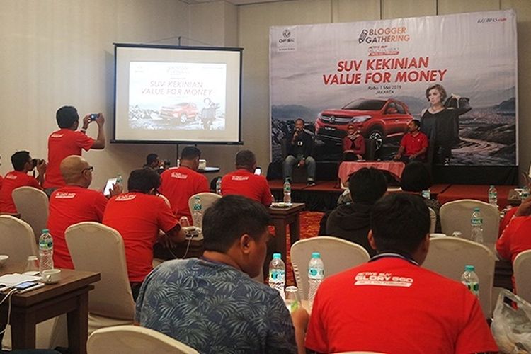Talkshow bersama DFSK dan Kompas.com yang mengupas secara detail fitur dan keunggulan DFSK Glory 560. (KOMPAS.com/Tiara Fitriyani)
