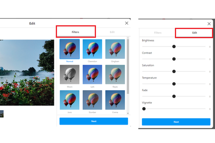 Cara upload foto dan video ke Instagram lewat PC