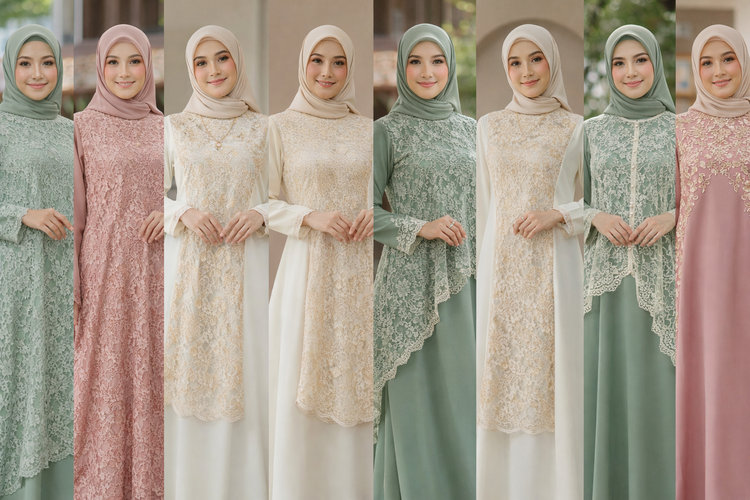 Model Gamis Bini Orang Clean dan Clasy