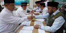 Serahkan Zakat ke Baznas Riau, Pj Hariyanto Harap Bisa Dorong Masyarakat Membayar Zakat