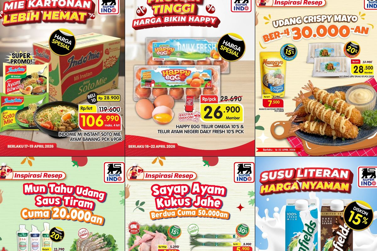 Promo Superindo 19 April 2026: Minyak Goreng dan Beras Diskon Menarik