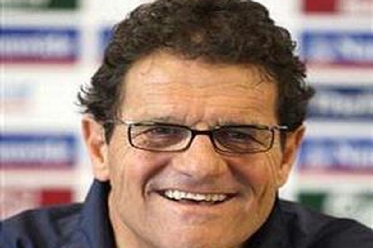 Fabio Capello sudah mulai bisa melawak dan tertawa lepas.