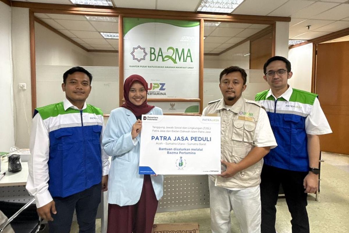 Patra Jasa Group menyalurkan bantuan kemanusiaan kepada para penyintas banjir bandang di sejumlah wilayah Aceh dan Sumatera.
