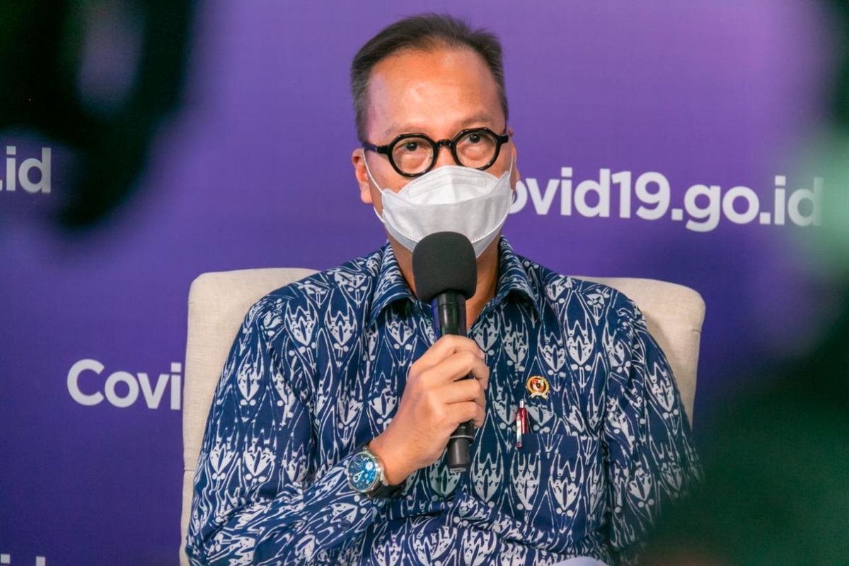 Menteri Perindustrian Agus Gumiwang Kartasasmita dalam suatu acara, di Jakarta, Selasa (10/11/2020).