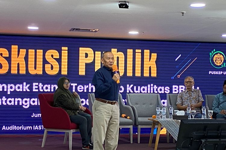 Sekretaris Umum Gaikindo, Kukuh Kumara, membahas soal bioetanol, Jumat (7/11/2025). 