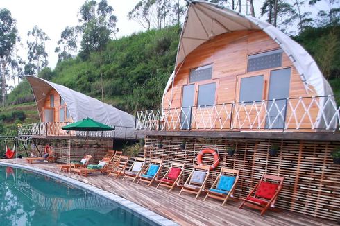 Glamping Legok Kondang Ciwidey, Tawarkan Wisata Alam dengan Suasana Bali 