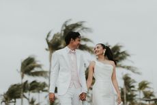 Gelar Resepsi Pernikahan di Pinggir Pantai, Adipati Dolken dan Canti Tachril Masuk Angin