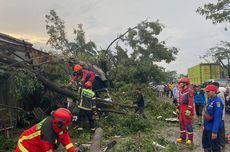 Puting Beliung Hantam Sumedang, Tim Rescue Terjun Atasi Pohon Tumbang