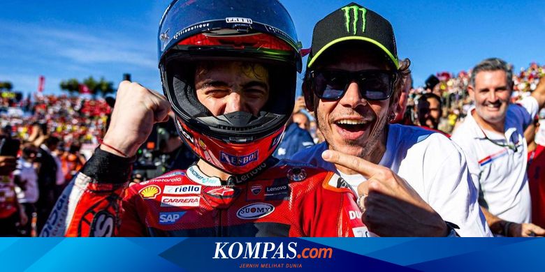 Pecco Bagnaia di Mata Valentino Rossi Usai Juara MotoGP 2022