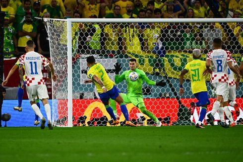 Hasil Kroasia Vs Brasil 0-0: Livakovic Tangguh, Laga Berlanjut ke Extra Time