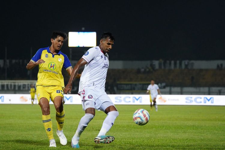Laga Barito Putera vs Arema FC pada pekan ke-23 Liga 1 2023-2024 di Stadion Demang Lehman, Kalimantan Selatan, Minggu (17/12/2023) tuntas dengan skor 1-0. 