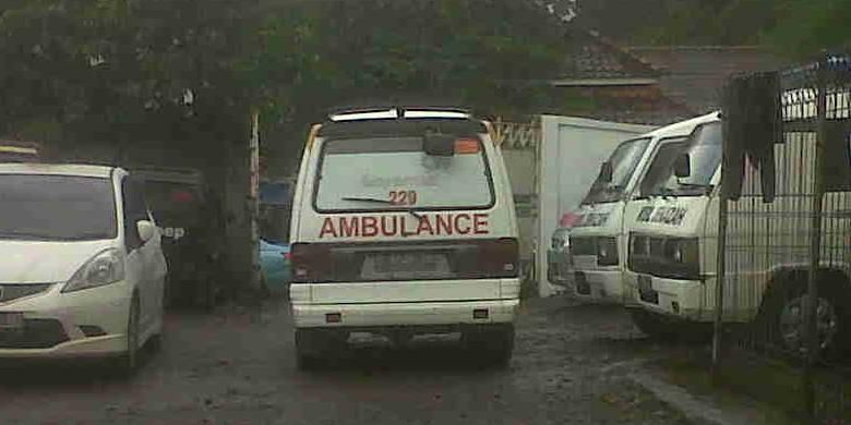 Mobil ambulan di Rumah Sakit Hasan Sadikin (RSHS) 
