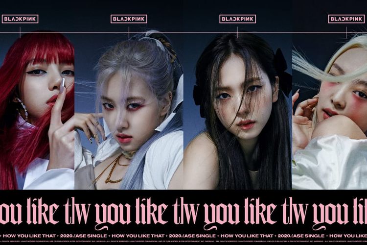 Poster teaser comeback BLACKPINK, singel How You Like That