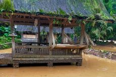 Imbas Banjir Garut, Kampung Adat Naga Tasikmalaya Ikut Kebanjiran, 2 Hektar Sawah dan Pemukiman Terendam