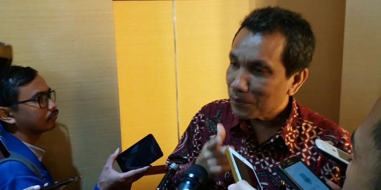 Deputi Pencegahan Komisi Pembetantasan Korupsi, Pahala Nainggolan di Kantor Badan Pusat Statistik, Jakarta, Senin (22/2/2016)