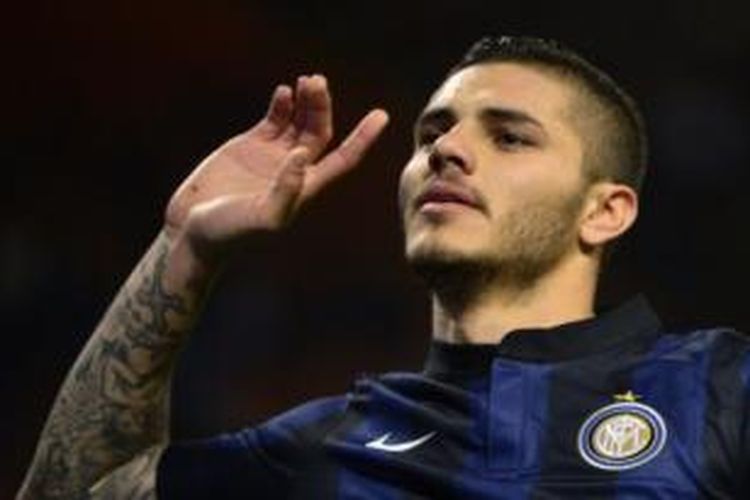 Striker Inter Milan asal Argentina, Mauro Icardi.