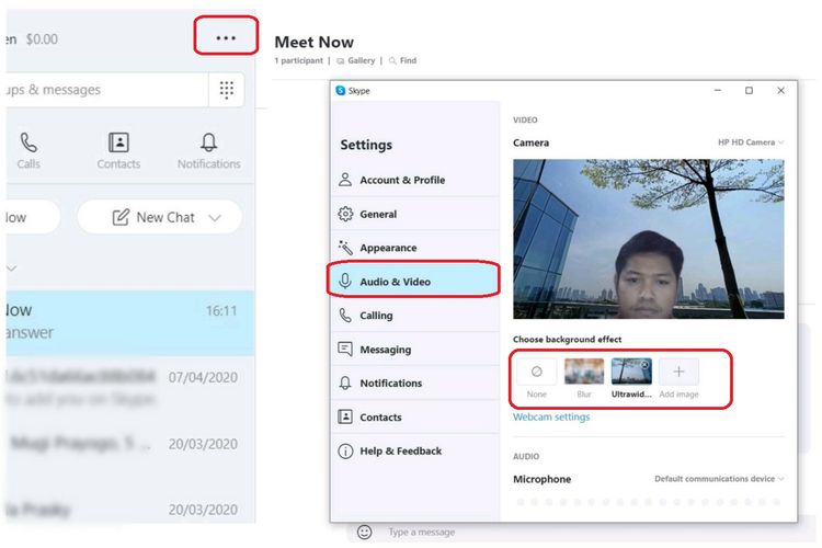 Background Video Skype Kini Bisa Diganti Begini Caranya Halaman All Kompas Com