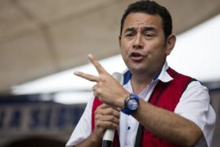 Kandidat Presiden yang juga bekas pelawak TV, Jimmy Morales menjadi favorit kuat memenangkan pilpres di Guatemala 