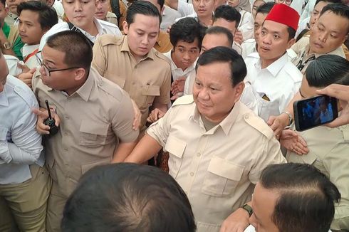 Prabowo Tiba di Jakarta International Velodrome Jaktim, Disambut Riuh Kader Gerindra