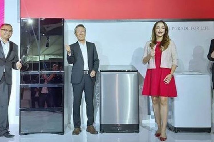 Peluncuran tiga produk rumah tangga terbaru dari Hitachi di Jakarta, Rabu (12/12/2018).