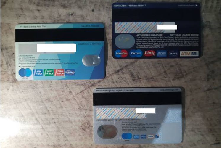 Ilustrasi kartu ATM magnetic stripe