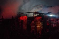6 Kios Pasar Malam Cikurubuk Tasikmalaya Terbakar Usai Hujan Deras