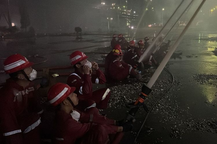 Kilang Pertamina Dumai Kebakaran  