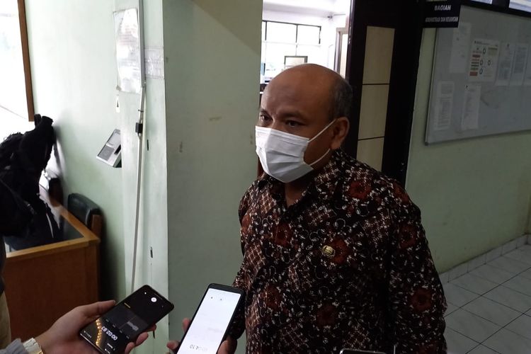 Penjabat (PJ) Wali Kota Yogyakarta Sumadi di Balai Kota Yogyakarta