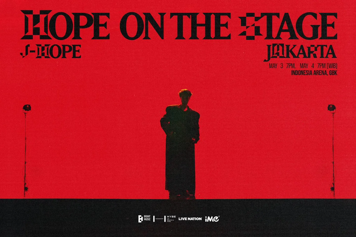 Salah satu anggota boyband BTS, J-Hope menggelar konser bertajuk Hope on the Stage di Jakarta pada 3-4 Mei 2025.