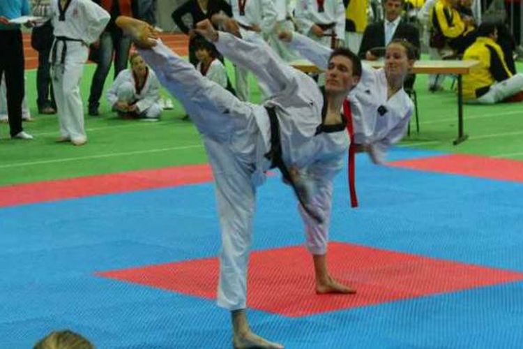Taekwondo, ilustrasi