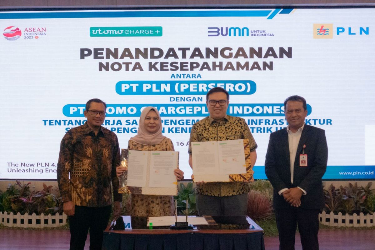 Kerja sama dilakukan untuk pengembangan infrastruktur Stasiun Pengisian Daya Kendaraan Listrik Umum (SPKLU) sebagai langkah besar menuju mobilitas yang bersih dan berkelanjutan.