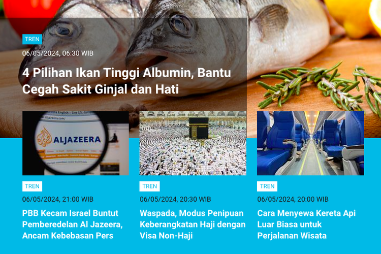 [POPULER TREN]  Ikan Tinggi Albumin, Cegah Sakit Ginjal dan Hati | Pemain Malaysia Disiram Air Keras