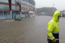 Markas Klub Spanyol Terendam Banjir