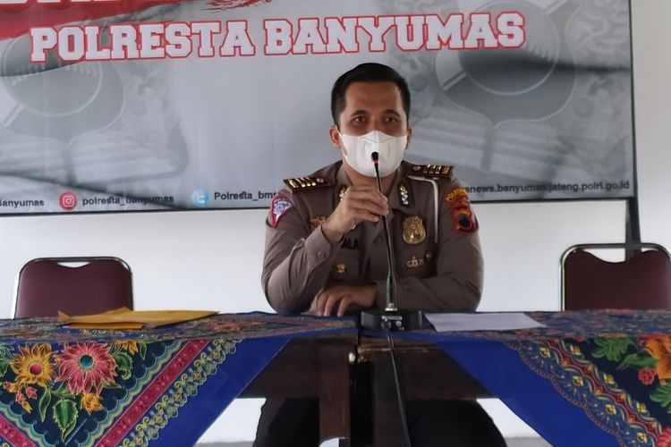 Ketua Satgas 7 Covid-19 Polresta Banyumas AKP R Manggala Agung.