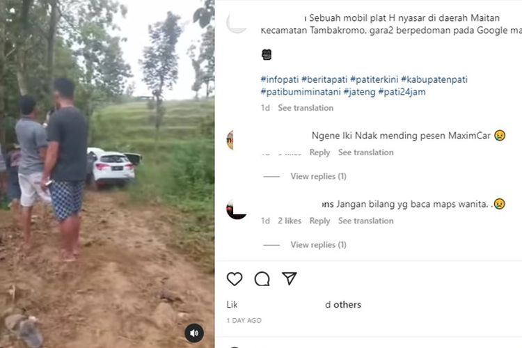 Viral mobil tersesat di tengah hutan, Pati, Jawa Tengah
