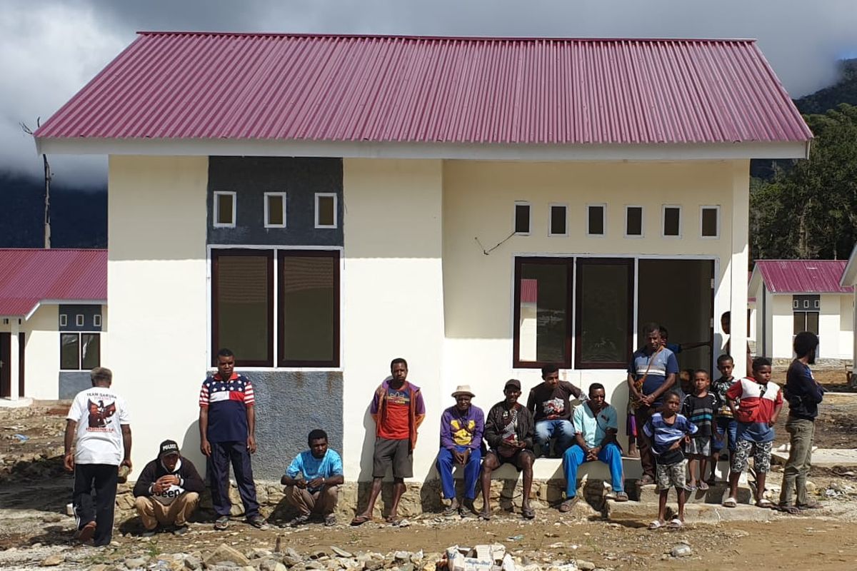 Rumah khusus (rusus) di Pegunungan Arfak, Provinsi Papua Barat.