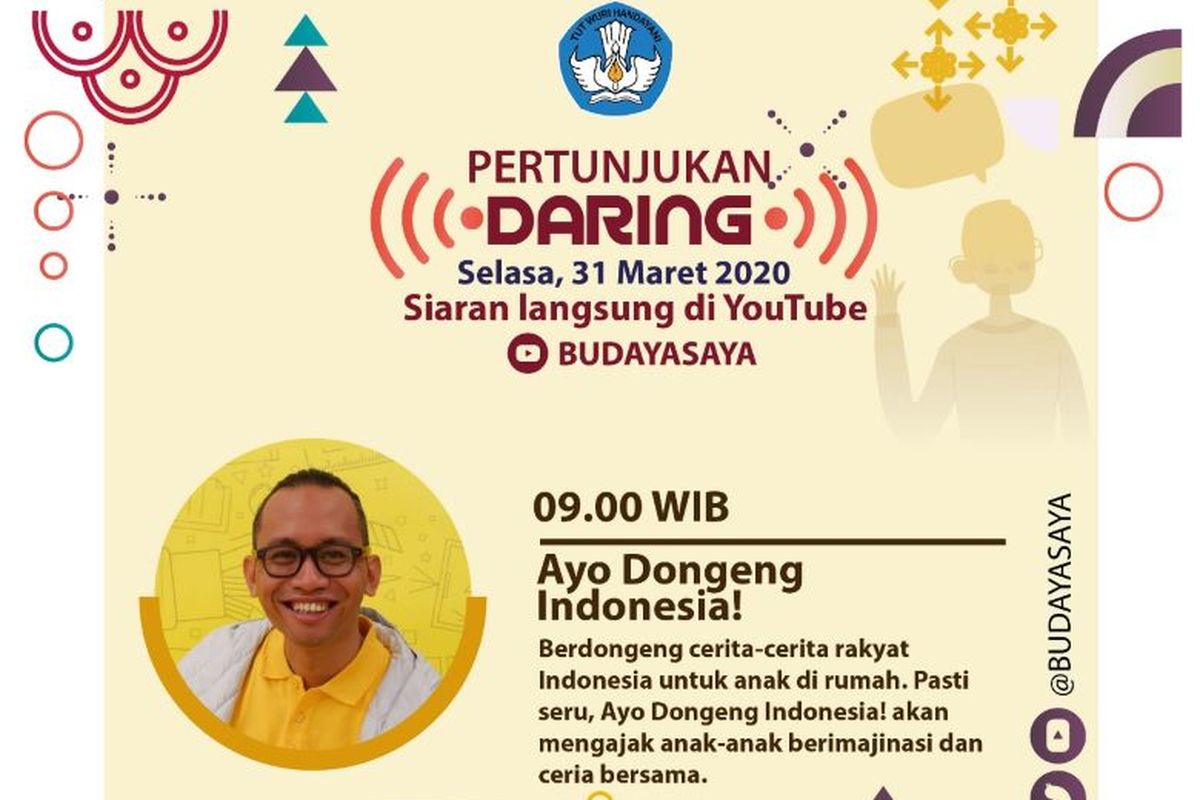 Pertunjukan Daring di Budaya Saya Kemendikbud