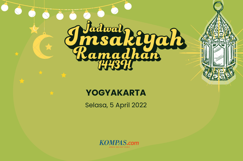 Jadwal Imsak dan Buka Puasa di Kota Yogyakarta, 5 April 2022