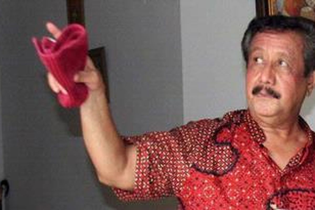 Basrief Arief saat di rumahnya Tajung Duret III/164, Jakarta Barat, Jumat  (26/11/2010).