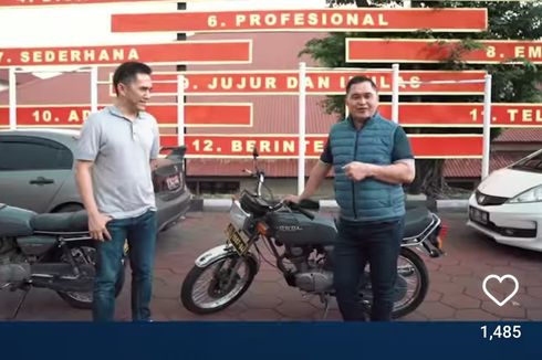 Komjen Fadil Imran Nostalgia Pakai Honda GL 100, Sekian Harga Bekasnya