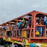 Pelabuhan Tanjung Emas Semarang Direndam Banjir Rob, Pegawai Pelabuhan Diangkut Transportasi Darurat