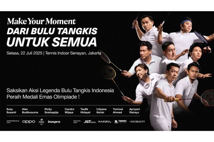 Momen Langka! 8 Legenda Bulu Tangkis Indonesia Bakal Bertanding di Ajang “Make Your Moment” Oppo