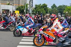 Kerumunan Semakin Parah, Polisi Bubarkan Penonton Parade MotoGP di Area Hotel Kempinski