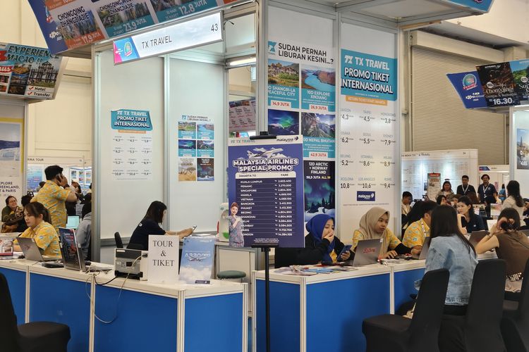 Astindo Travel Fair 2025 digelar selama empat hari di ICE BSD, Tangerang Selatan, 21-23 Februari 2025.