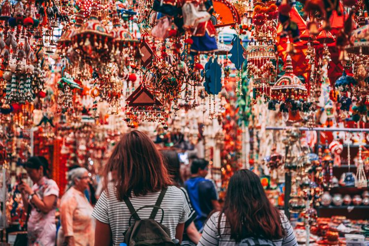 Contoh sudut di Little India, Singapura.