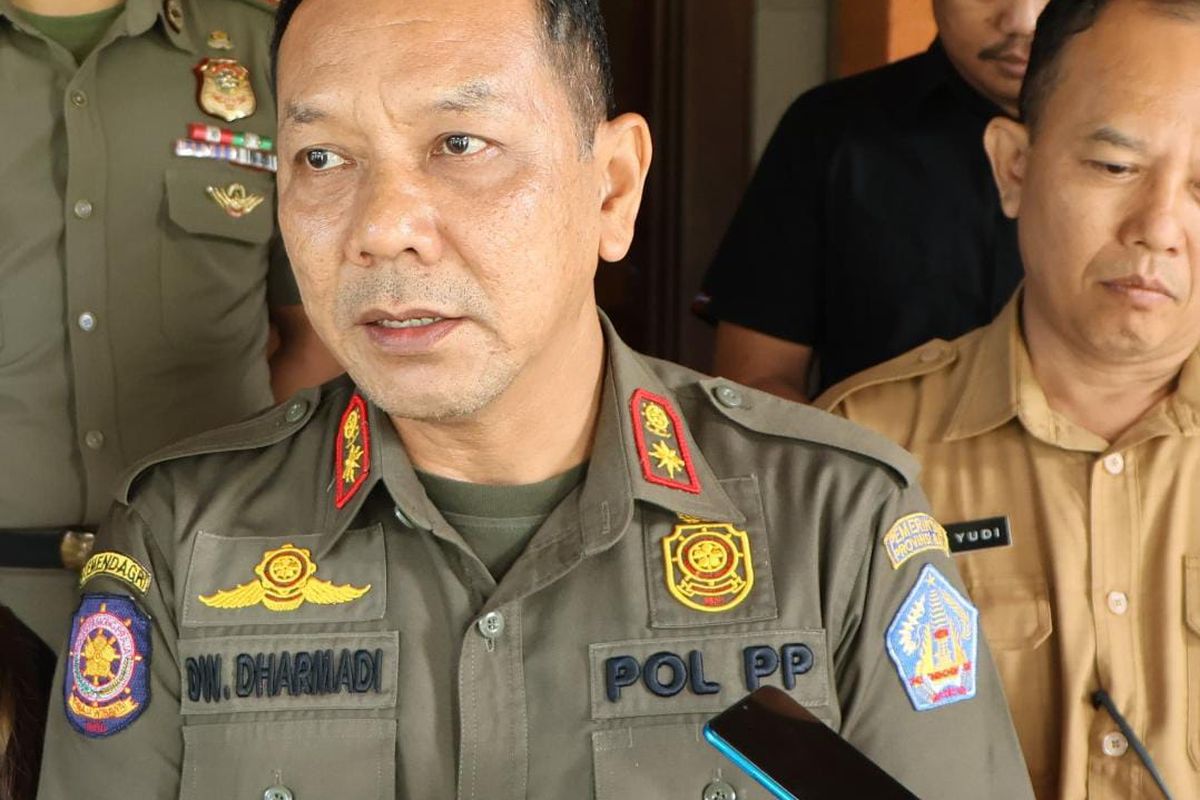 Kepala Satuan Polisi Pamong Praja (Satpol PP) Provinsi Bali, Dewa Nyoman Rai Dharmadi,