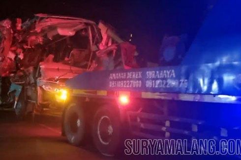 Sopir Bus yang Tewaskan 5 Peziarah di Gresik Resmi Jadi Tersangka