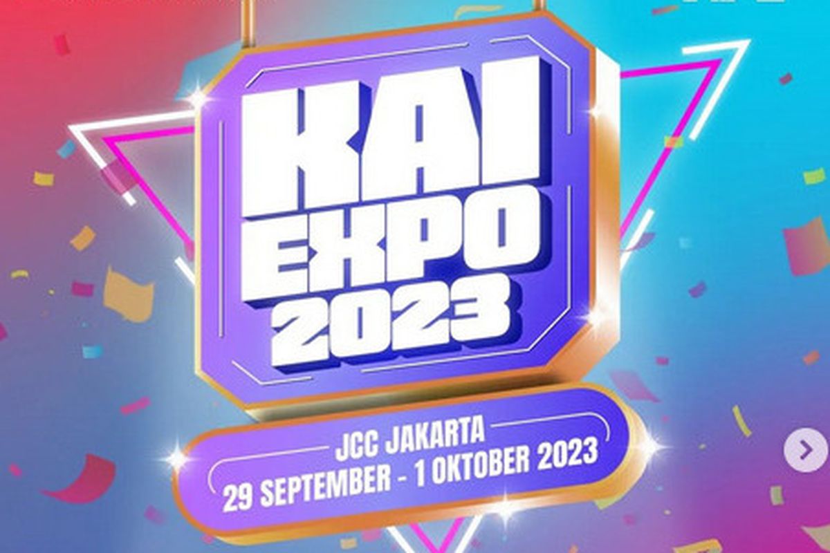 Tangkapan layar promo KAI Expo 2023.