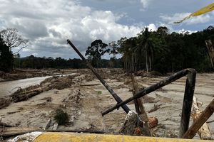 Nestapa Desa Garoga, Lenyap Disapu Gelondongan Kayu dan Lumpur Banjir Tapanuli Selatan