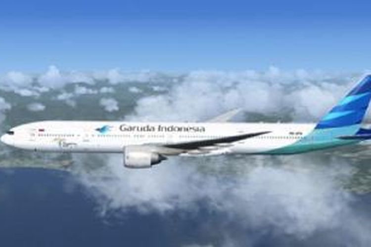Pesawat milik Garuda Indonesia